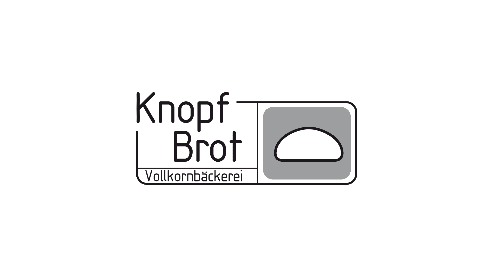 Logogestaltung Knopf Bäckerei