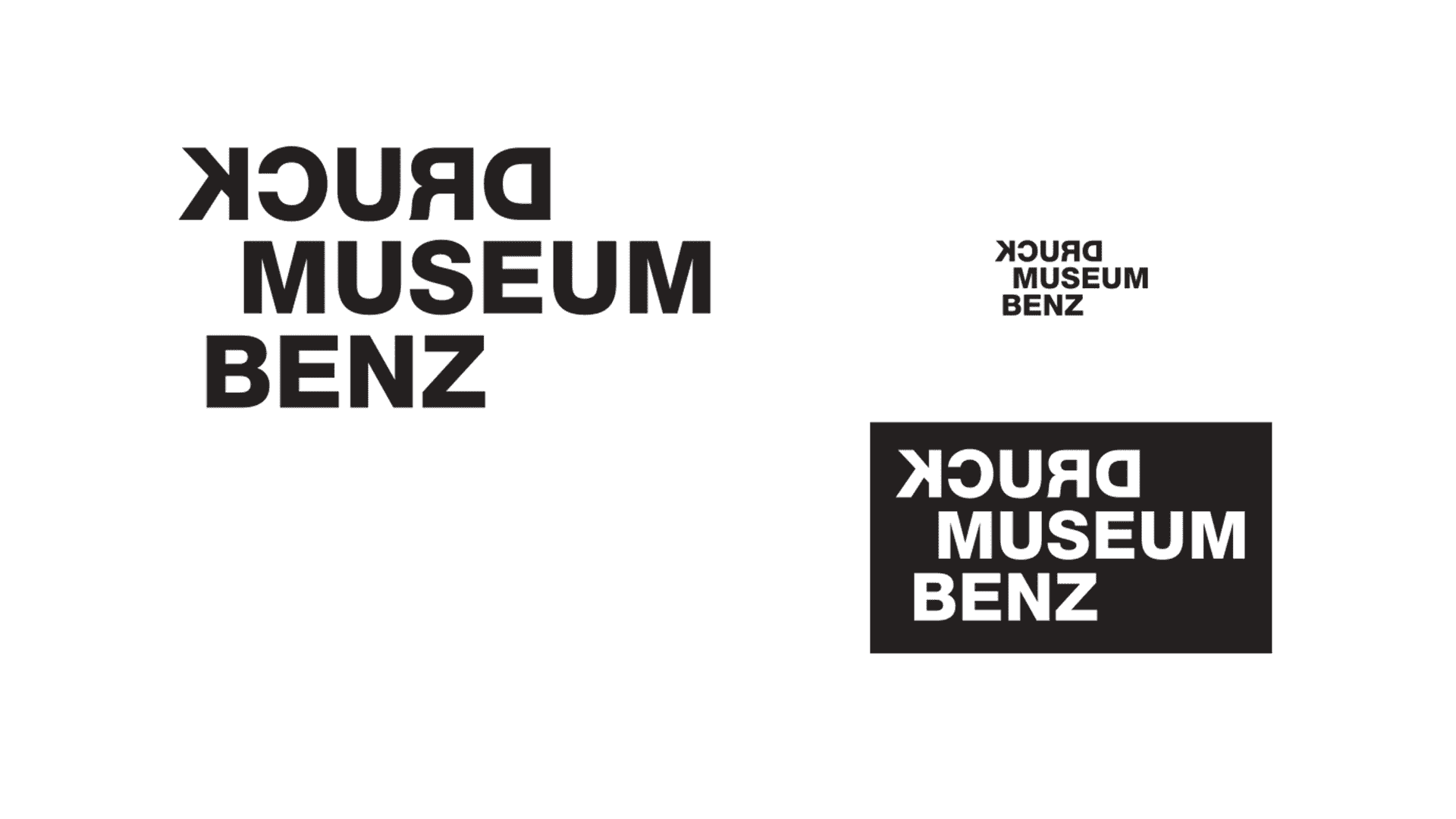 Corporate Design für Druckmuseum Benz